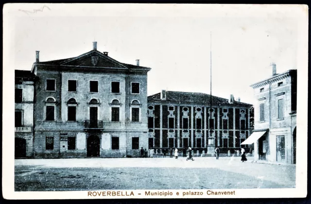 Lombardia - Mantova - Roverbella - Municipio E Palazzo Chanvenet - F.p. - 1919.