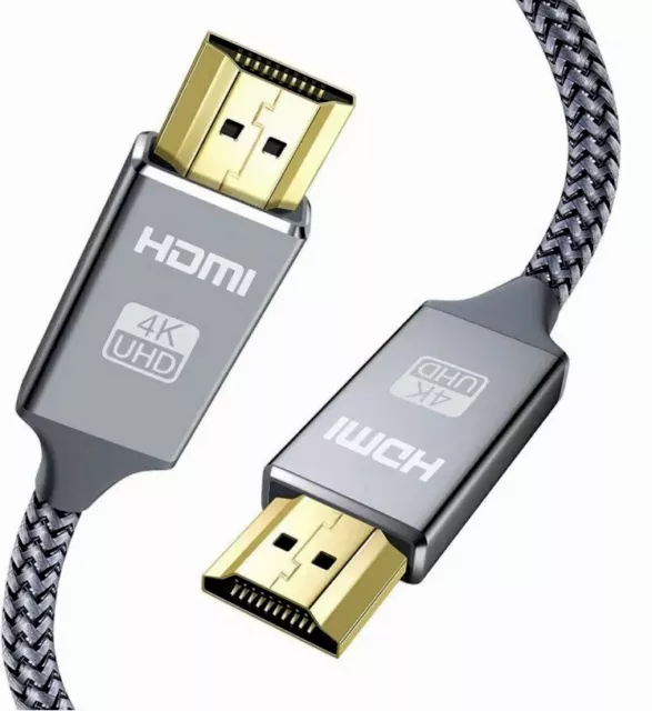 4K HDMI Cable/HDMI Cord 25Feet 7.5M Nylon Braided Supports 4K Ultra HD Ethernet