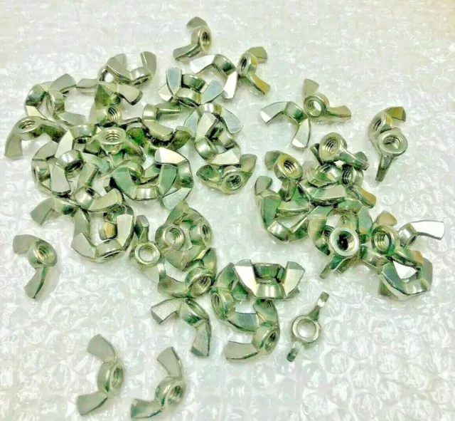 NEW Stainless Steel Wing Nut NC 1/4-20, Qty10