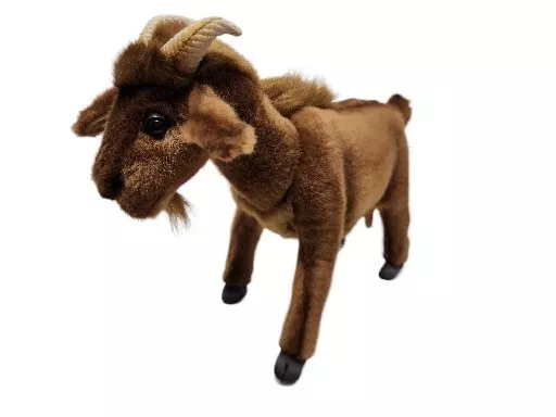 RARE Hansa Brown Goat Plush 4148 Stuffed Animal Toy Lincraft