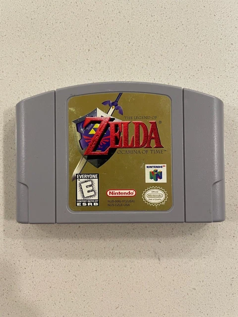 Legend of Zelda Ocarina of Time - Nintendo 64 N64 - Authentic Game Cart Only VG