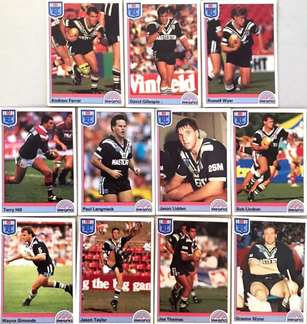 1992 Regina Western Suburbs Rugby League Team Set