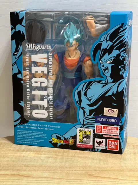 Bandai SDCC 2018 S.H. Figuarts Dragonball  VEGITO EVENT EXCLUSIVE COLOR EDITION