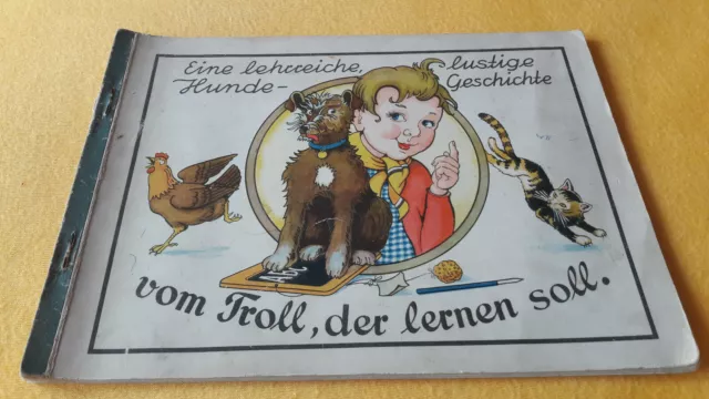 Bilderbuch Vom Troll der lernen soll, Förster & Borries Zwickau, 1949