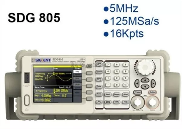 5Mhz Dds Function Signal Arbitrary Waveform Generator SDG805 New Siglent