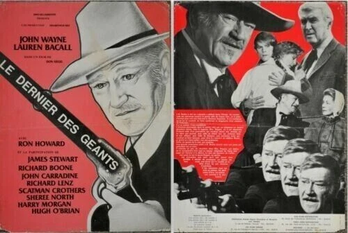 JOHN WAYNE JAMES Stewart LE DERNIER DES GEANTS Don Siegel 1976 SYNOPSIS