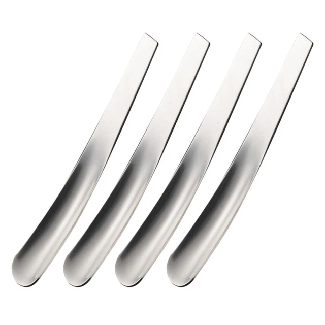 4 pz cucchiai per uova crema pasticcera acciaio inox cucchiaio per uova cucchiaio per torta cucchiai da dessert uova piatti