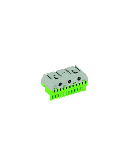 Bornier terre Mistral-11X4mm²+3X25mm²-Rapide et à vis 1SPE007715F9714 ABB 799210