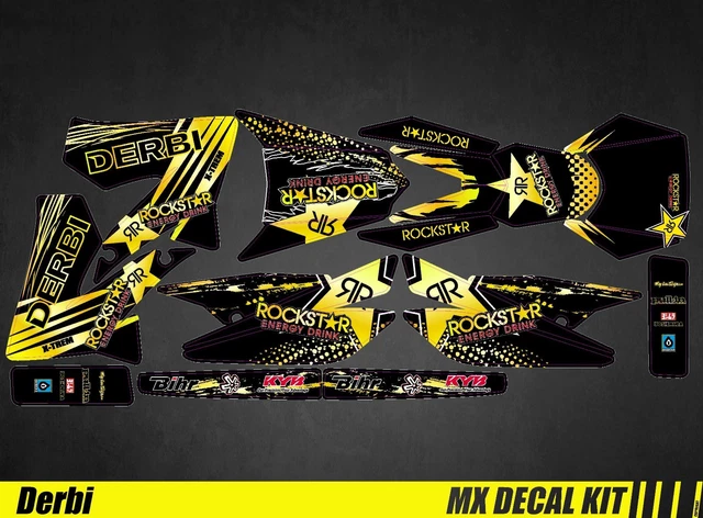 KIT DÉCO MOTO pour / Mx Decal Kit for Yamaha YZ 125/250 1989/1992