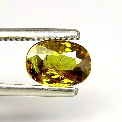 Shola Vrai 1,20 Carats Naturelle Demantoid Grenat de Russie