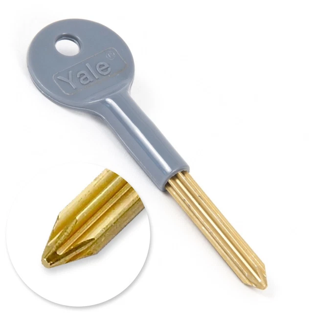 YALE 35MM STAR KEYS Universal Spare Rack Bolt Door Metal Latch Turn Lock Inner