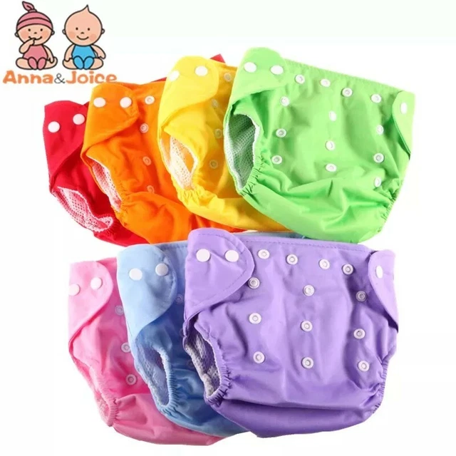 10pc/Lot Summer Kids Infant Reusable Washable Baby Nappy Cover Adjustable Cloth 2