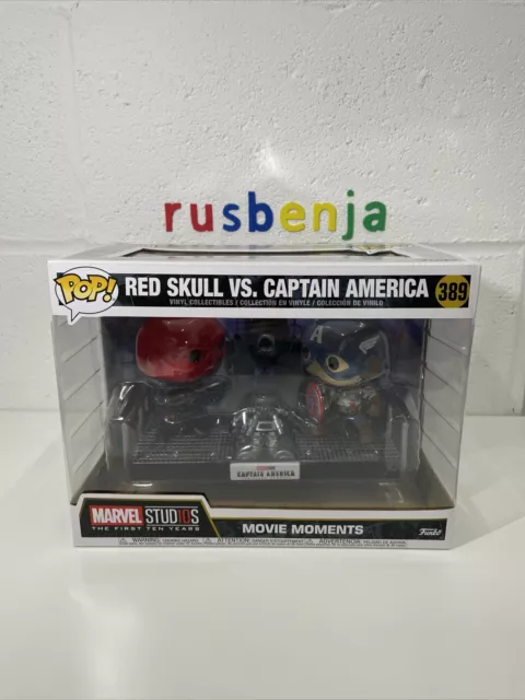 Funko Pop! Marvel Studios Red Skull vs. Captain America Movie Moments  Figure #389 - US
