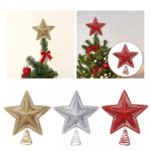 Christmas Star Tree Topper Christmas Tree Toppers Waterproof Decor Star for