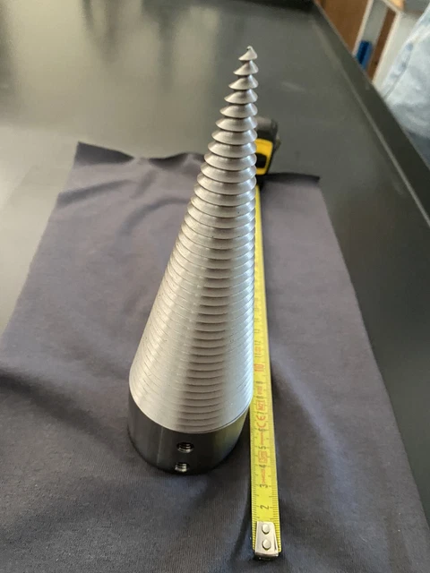 Vite Conica Rotativa Per Spaccalegna A Trattore - Diametro 128mm, PTU, Attrezzo Agricolo Professionale - Foto 5