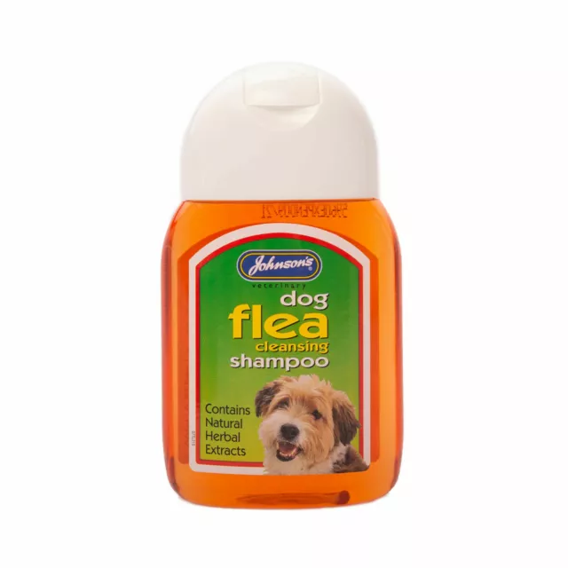Johnsons Veterinary Dog Flea Cleansing Shampoo 125ml