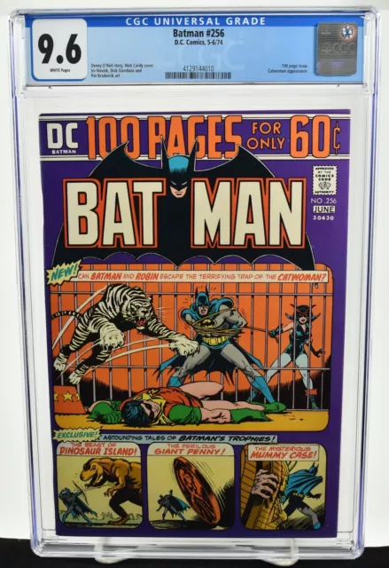 Batman #256 CGC 9.6 (1974)  Catwoman Appearance Denny O'Neil Story DC Comics