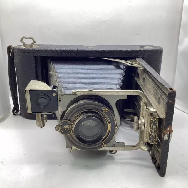 Antique Kodak A-122 3A Autographic Camera W/ Case (Untested / As Is) (P1) S#552