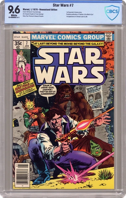 Star Wars #7 1st Printing CBCS 9.6 Newsstand 1978 23-0DD9BAE-011