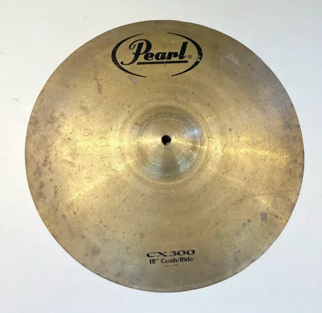PEARL CX 300 CRASH RIDE cymbal used and out of shape 18 20.39 PicClick