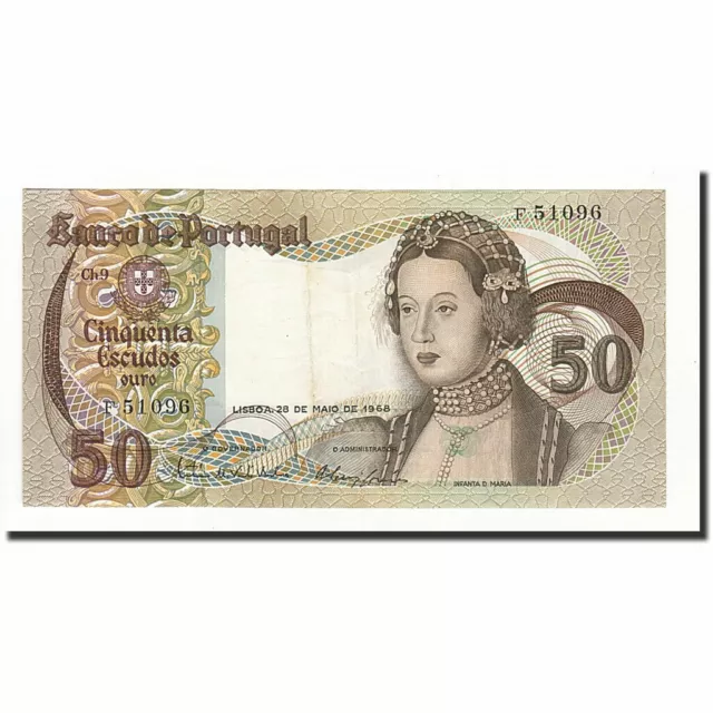 [#560151] Banknote, Portugal, 50 Escudos, 1968, 1968-05-28, KM:174a, AU