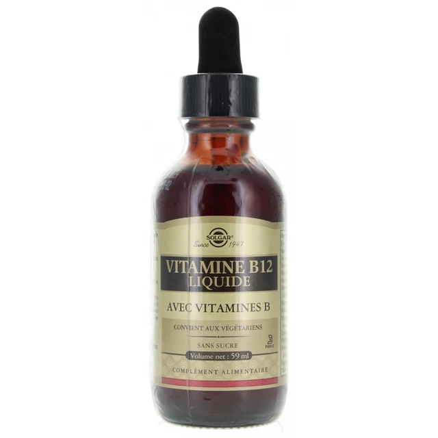 SOLGAR VITAMIN B12 Liquid 59ml £41.96 - PicClick UK
