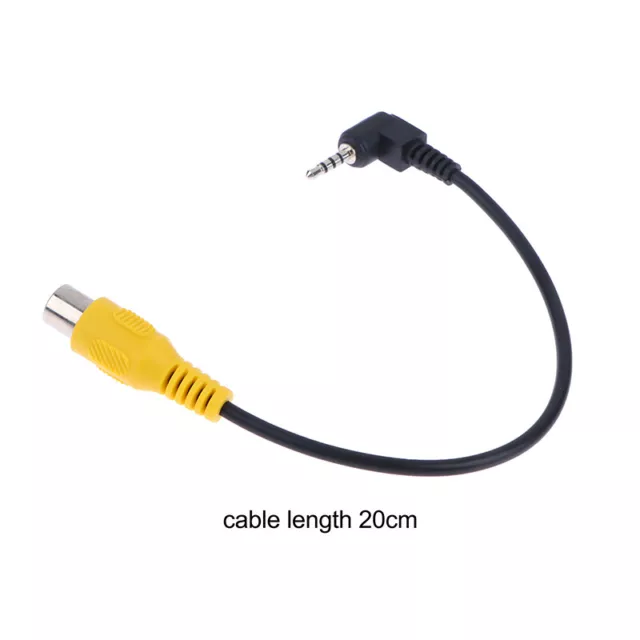 AV in Videokabel -Adapter 2,5 mm AV -Jack -Stecker an RCA -Adapterkabel RCA ;c;