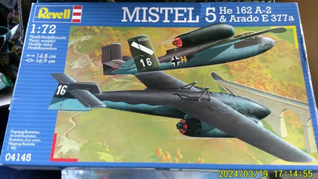 Revell  04145 Mistel 5 - He 162 A-2 und Arado E 377 a    1:72