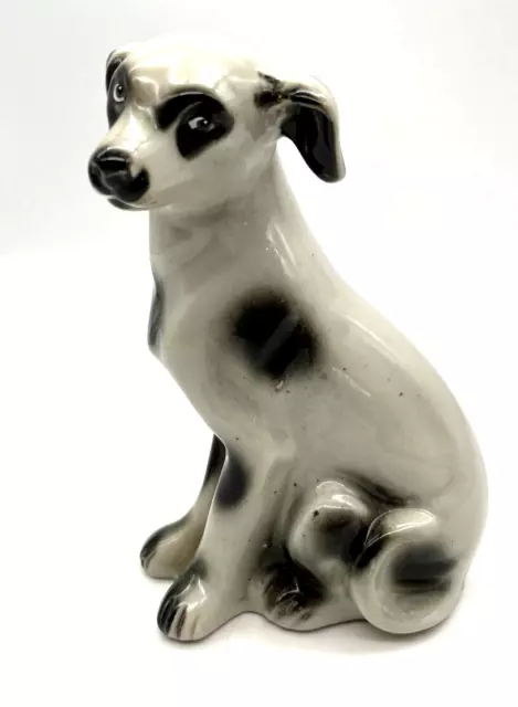 Vintage Hand Painted 6" Porcelain Dalmatian Dog Figurine Made in Brazil