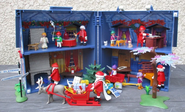 PLAYMOBIL MAISON TRANSPORTABLE Du Pere Noël EUR 38,00 - PicClick FR