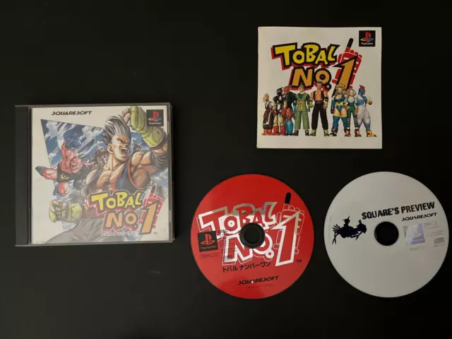 Tobal No 1 + Final Fantasy 7 Sample CD - Sony PlayStation PS1 NTSC-J JAPAN Game