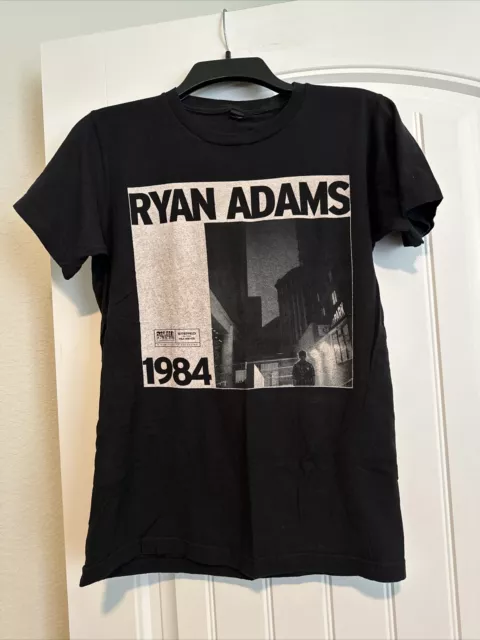 Ryan Adams Small Black White 1984 Music Band Tee Concert Tee Cotton Rock