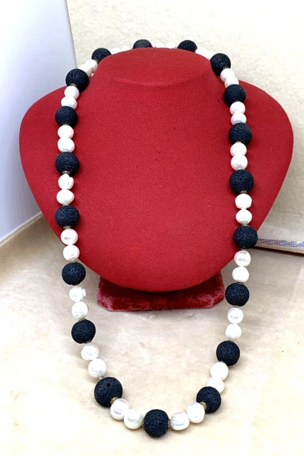 Collana di perle rosa di prima qualità coltivate in acqua dolce da 9-10 mm - Julia's Pearls
