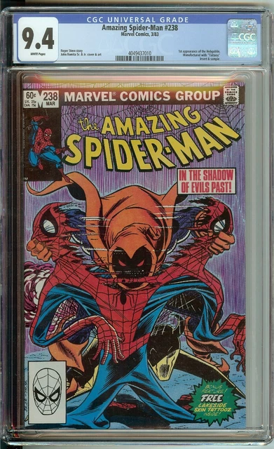 Amazing Spider-Man #238 CGC 9.4 Marvel Comic 1983 White Pages 1st Hobgoblin