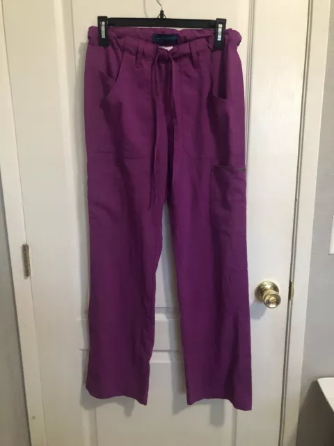 Koi Sapphire Women’s Scrub Pants XXSmall Cargo Stretch Purple