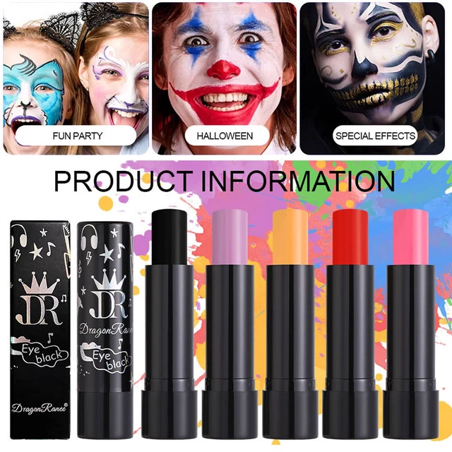 Rossetti Velluto Tinta Labbra Impermeabili Opachi Nudo Nero Blu Trucco Halloween