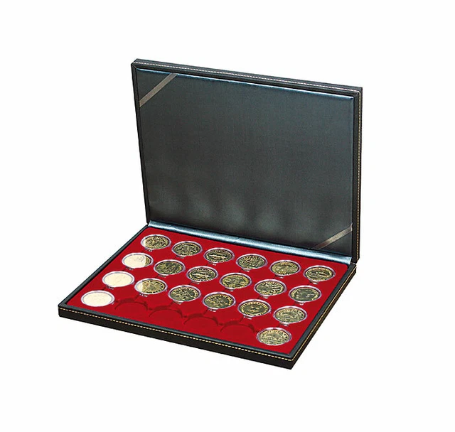 Lindner 2364-2624E Nera M Coffret de monnaie Pour 24x Jetons Touristiques Set-Mc