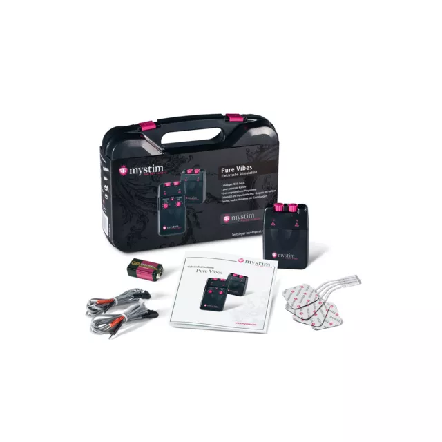 Malette Kit électro-stimulation Pure Vibes 3 fonctions pour E-stim - Mystim