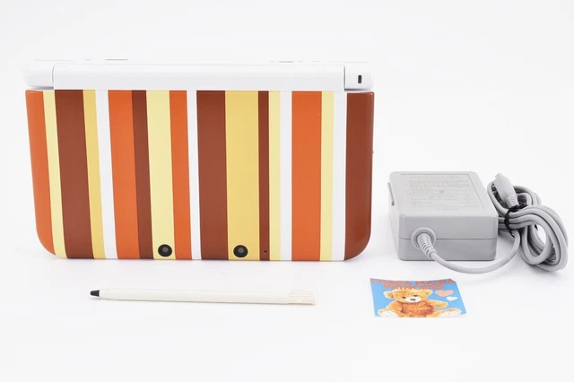 Console Nintendo 3DS XL LL Eevee Brown LE Pokemon avec adaptateur carte SD...