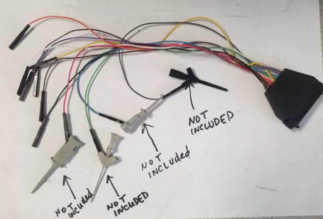 Flying Leads Set. Fits Tektronix Klip-Chip & Agilent HP Keysight Minigrabbers 