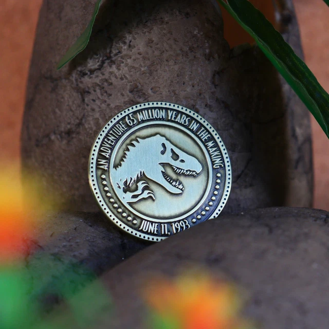 JURASSIC PARK COIN 30th Anniversary Limited Edition Movie Film ...