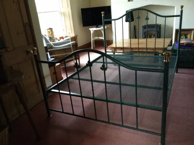Cast iron Double Victorian style sprung double bed