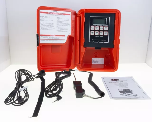 New Open Box COOPER SH66A Digital Temperature Instrument TESTED Case 3 Probes