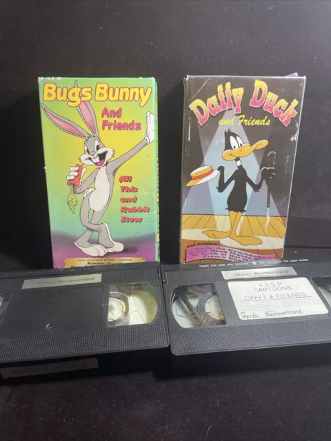 BUGS BUNNY & Friends VHS Animation Cartoon HARDSHELL CASE Goodtimes ...