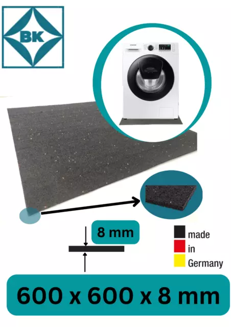 Antivibrationsmatte/-Pads, Antirutschunterlage f. Waschmaschine/Trockner