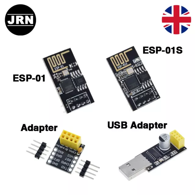 ESP-01 ESP-01S ESP8266 Serial Wifi Wireless Transceiver Module for Arduino UK