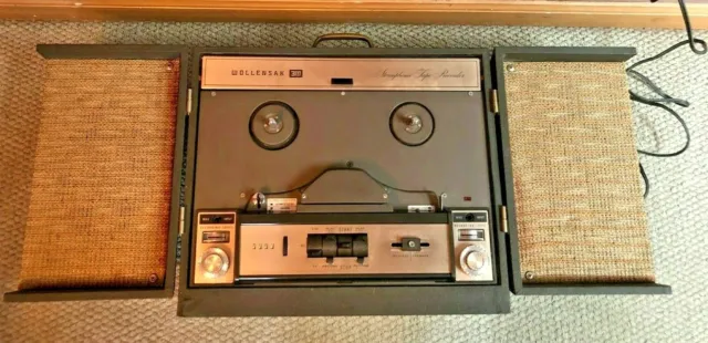 Vintage Wollensak 3M 1500 Magnetic Tape Recorder Reel to Reel Untested 