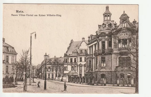 METZ - Moselle - CPA 57 - Rues - le boulevard Empereur Guillaume