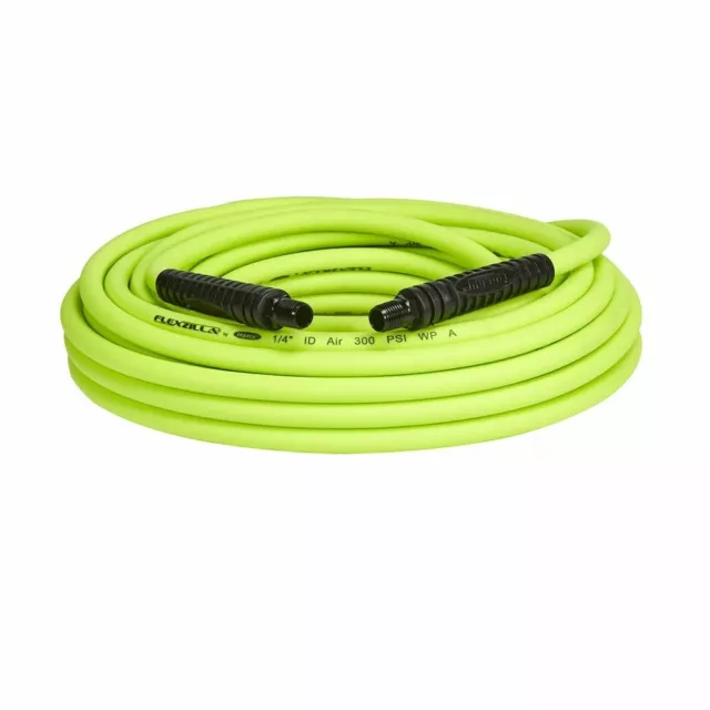 Flexzilla Air Hose 1/4In X 50' Zillagreen With 1/4In Mnpt Ends