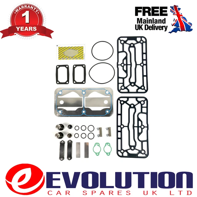 SCANIA, COMPRESSED AIR Brake System Compressor Rebuild Gasket Seal Kit